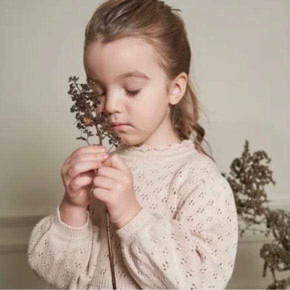 🆕Bebe Organic Olivia Dress natural 8Y - Picture 2 of 16